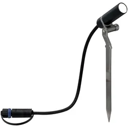 PAULMANN 939.97, Bodenbeleuchtung für den Außenbereich, Schwarz, Aluminium, IP65