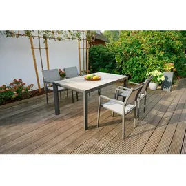 Siena Garden Leeds Stapelsessel 54 x 58 x 88 cm dunkelgrau 1 St.
