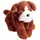 Edco Plüschtier Hund 30 cm Braun