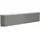 vidaXL Hochbeet Pulverbeschichteter Stahl 332 x 40 x 68 cm Grau