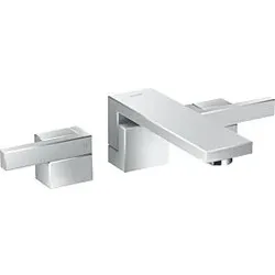 hansgrohe Axor Edge 3-Loch-Waschtischarmatur 46060000 chrom, Unterputz, Wandmontage, Ausladung 190mm