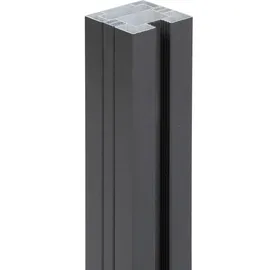 Floraworld Zaunpfahl 6,8 x 180 cm Anthrazit/Aluminium