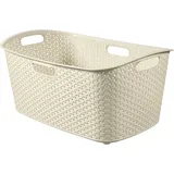 KIS - space for you Curver Wäschekorb My Style 47L Creme, B/h/l: Ca. 39x28x60 cm