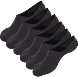 Füßlinge APOLLO, Damen, Gr. 36 (41), schwarz, Baumwollmischung, unifarben, elastisch, Socken, unsichtbare Sneakersocken No-show, Silikonferse, perfekten Passform
