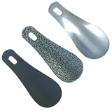 3 Stück Schuhlöffel Klein,Portable Schuhanzieher Klein,Schuhlöffel Mini Kurz,Schuhanzieher Metall Kleine,Stretcher,Praktische Schuhhelfer,für Reise,Zuhause,Camping,Unterwegs,Frauen Männer Senioren - hat nicht