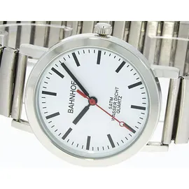 Bahnhof Herren - Uhr Zugband Comfort Armbanduhr Analog Quarz 2700020