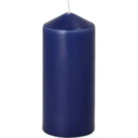 Papstar Stumpenkerze 4 x 9 cm 40 St. dunkelblau 