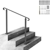 Vevor Treppengeländer 120x13,5x97 cm Metall