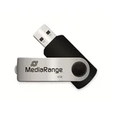 MediaRange Flexi-Drive 4GB schwarz/silber