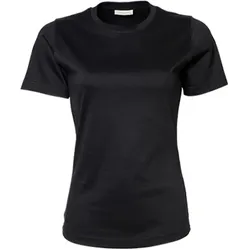 Tee Jays  Damen T-Shirt Rundhals in Schwarz, Gr. S
