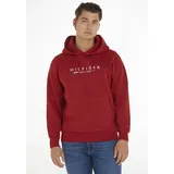 Tommy Hilfiger Hoodie »HILFIGER NEW YORK HOODY«, mit Kängurutasche, rot,