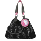Henkeltasche FRITZI AUS PREUSSEN "Apres Ski Limited Barbie", Damen, Gr. B/H/T: 42.00cm x 29.00cm x 15cm, schwarz, Nylon, bedruckt, Taschen, mit angesagtem Barbie-Print