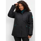 sheego Funktionsjacke in schwarz | Gr.: 46