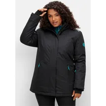 sheego Funktionsjacke in schwarz | Gr.: 46