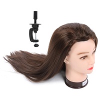 Frisierkopf Übungskopf für Haarstyling Flechten, Haarstyling Haarschnitt Make-up Übungskopf 65 cm