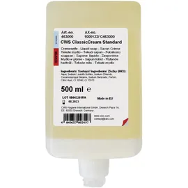 CWS ClassicCream Seifencreme 12 x 500 ml
