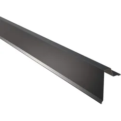 Alu-Ortgangwinkel für Profil 33/500 | Aluminium 0,7 mm | Beschichtung 25 μm | glatt