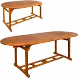 Aktive Ausziehtisch 150-200 x 90 x 74 cm Braun