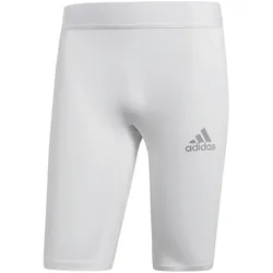 adidas Alphaskin Herren Radler-Hose mit hochfunktionalem Climalite-Gewebe Kompressions-Hose CW9457 Weiß - XS