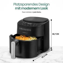 EMERIO Heißluftfritteuse AF-129369 schwarz