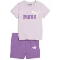Puma Kinder Sportanzug Minicats Tee Shorts Set, GRAPE MIST, 62