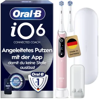 Oral-B iO Series 6 pink sand + Reiseetui + Aufsteckbürste 2 St.