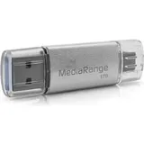 MediaRange MR941-1 (1000 GB, USB-A), USB Stick, Silber