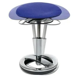 TOPSTAR Sitness Bob Stoff 38,5 x 57 x 38,5 cm blau/alu poliert
