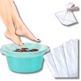 LALILL Einweg Beutel Für Fußbadewanne 50 Stück - Hygienische Fußpflege bei der Pediküre - Schoner der Fussbadewanne - Tüten Geeignet Für Spa, Podologie