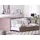 Beliani Ausziehbett GASSIN 90 x 200 cm rosa