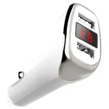 COFI Sunix Autoladegerät Zigarettenanzünder Universal Schnellladung 2,4a + iOS Ladekabel Datenkabel Weiß