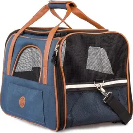 HUND IST KÖNIG Tiertransportbox Gr. S 44 x 32 x 34 cm Dunkelblau