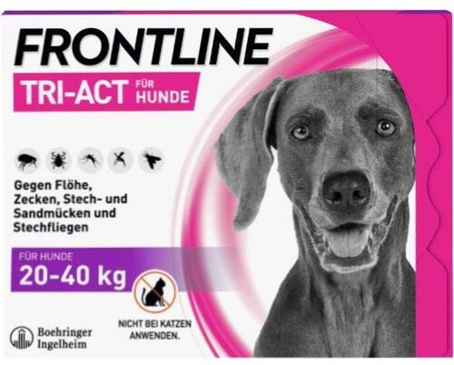 FRONTLINE Tri-Act Lsg.z.Auftropfen f.Hunde 20-40kg 6 St.