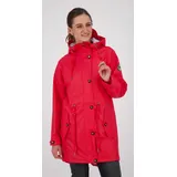 ankerglut "Friesennerz ankerglutliebe WOMEN", Damen, Gr. 36/38 (M), rot, Obermaterial: 100% Polyurethan; Futter: 100% Polyester, figurumspielend, gerader Abschluss mit Druckknopf, Jacken Regenjacke, auch in Großen Größen erhältlich