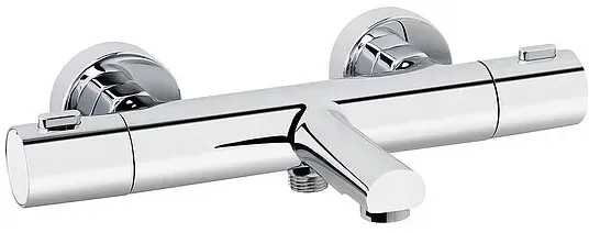 Thermostat-Wannenmischer Enzan - Aufputz - chrom