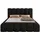 luxkor24 VELORA 180 x 200 cm Schwarz