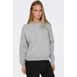 Only Kapuzensweatshirt Light Grey Melange XS
