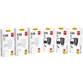 DUDAO 2x USB Ladegerät mit Lightning Kabel Schwarz