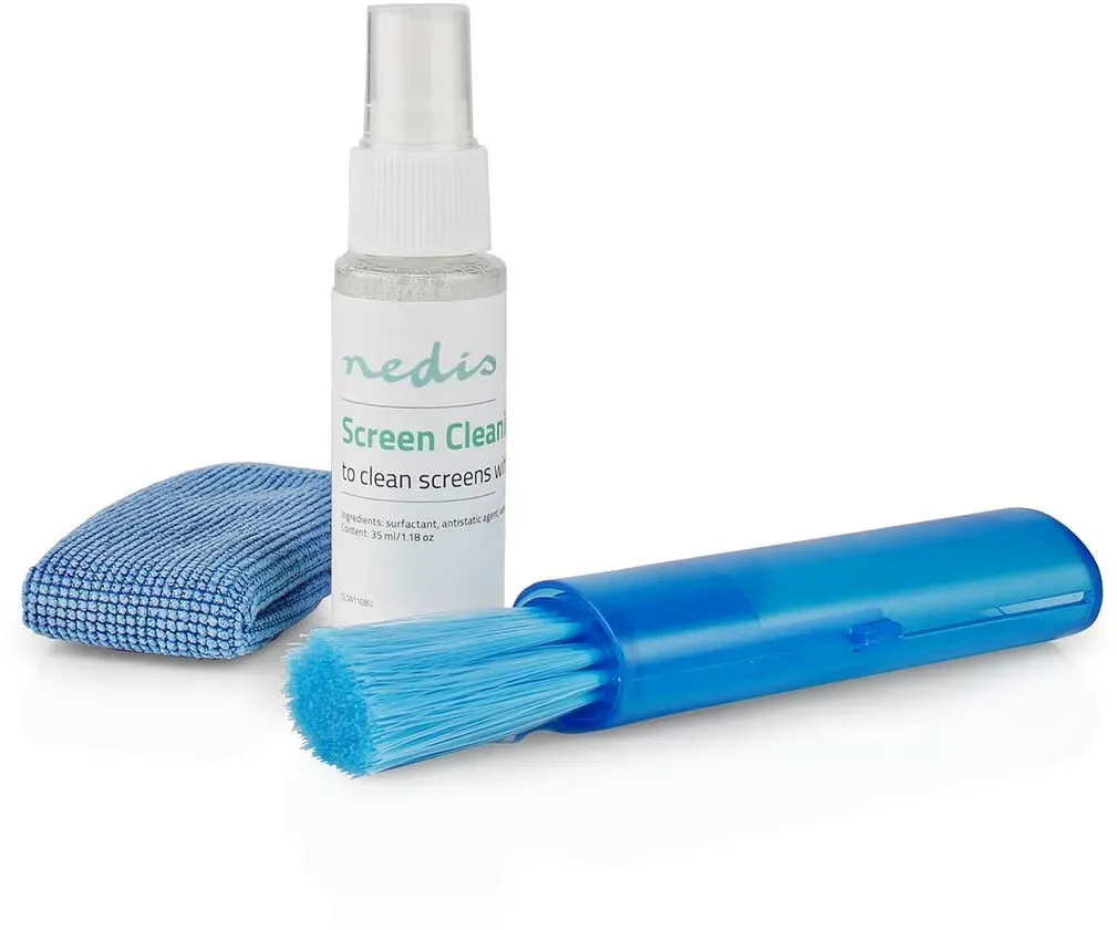 Nedis Bildschirmreiniger - Spray - 35 ml - Fernsehbildschirm / Notebook / Smartphone / Tablet - Wiper enthalten Nedis Bildschirmreiniger - Spray - 35 ml - Fernsehbildschirm / Notebook / Smartphone / Tablet - Wiper enthalten