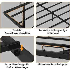 COMHOMA 90 x 200 cm Schwarz