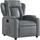 vidaXL Relaxsessel Grau Kunstleder 94,5 x 100 x 0 cm Grau mit Liegeposition