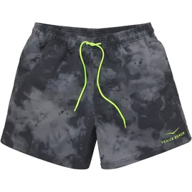VENICE BEACH Badeshorts Mat grau/schwarz XXL