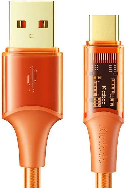 Mcdodo Cable USB-C  CA-3150, 6A, 1.8m (orange), USB Kabel