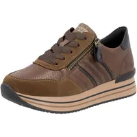 REMONTE HW Halbschuh für Damen, D1318 Sneaker, Braun, 38