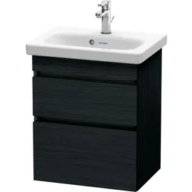 Duravit Waschtischunterschrank 2 Auszüge 50 x 61 x 36,8 cm Eiche Schwarz Matt