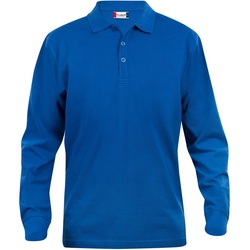 CLIQUE Classic Lincoln langarm Poloshirt Herren 55 - royalblau XS