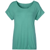 VIVANCE T-Shirt, mit elastischem Saumabschluss, grün
