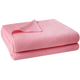 Zoeppritz Soft-Fleece Decke 110 x 150 cm dusky pink