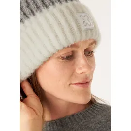 Codello Strickmütze Codello Damen Mütze mit Streifen grau