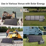 JustNow® 200 Watt faltbares Solar Modul Solarpanel MC4 mobile Camping Stromversorgung